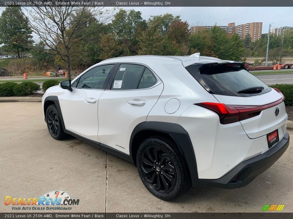 2021 Lexus UX 250h AWD Eminent White Pearl / Black Photo #4