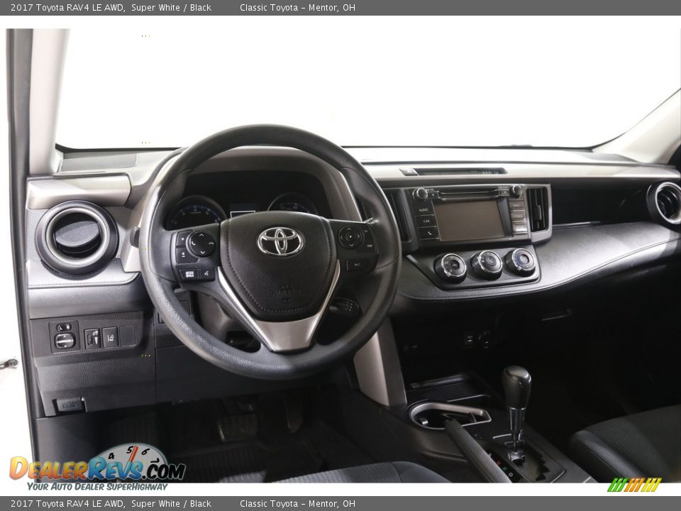 2017 Toyota RAV4 LE AWD Super White / Black Photo #6