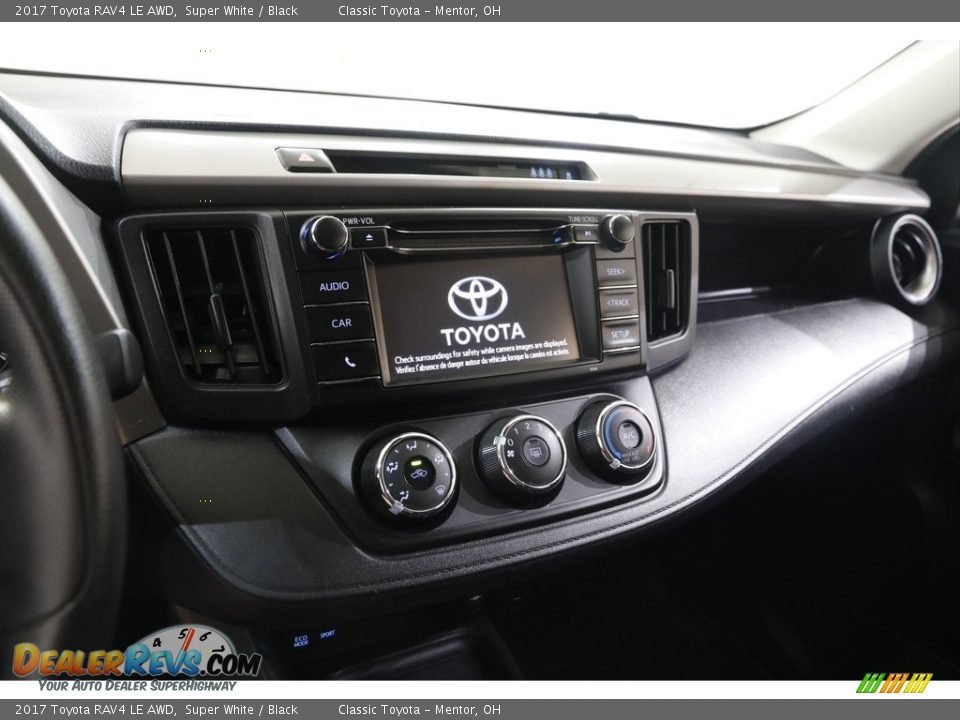 2017 Toyota RAV4 LE AWD Super White / Black Photo #9