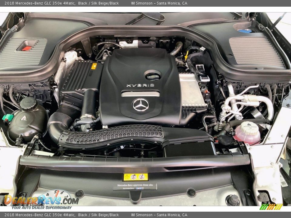 2018 Mercedes-Benz GLC 350e 4Matic Black / Silk Beige/Black Photo #9