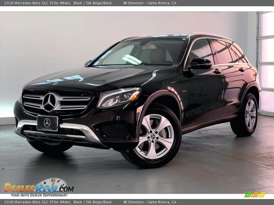 2018 Mercedes-Benz GLC 350e 4Matic Black / Silk Beige/Black Photo #12