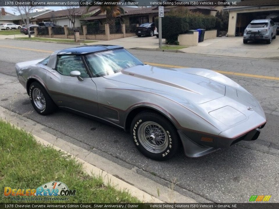 1978 Chevrolet Corvette Anniversary Edition Coupe Silver Anniversary / Oyster Photo #2