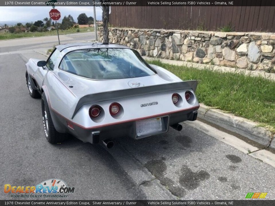 1978 Chevrolet Corvette Anniversary Edition Coupe Silver Anniversary / Oyster Photo #6