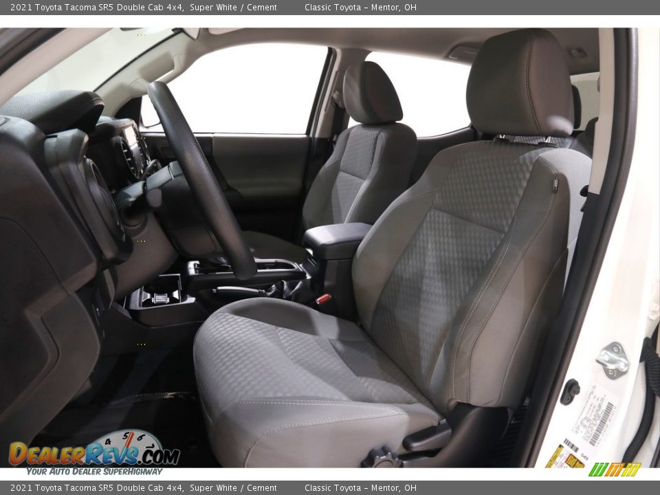2021 Toyota Tacoma SR5 Double Cab 4x4 Super White / Cement Photo #5