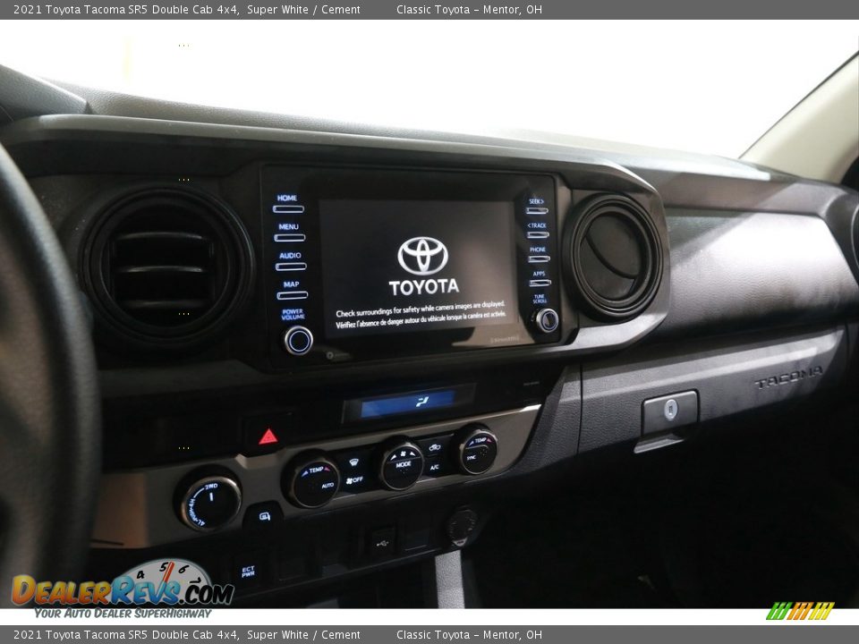 2021 Toyota Tacoma SR5 Double Cab 4x4 Super White / Cement Photo #9