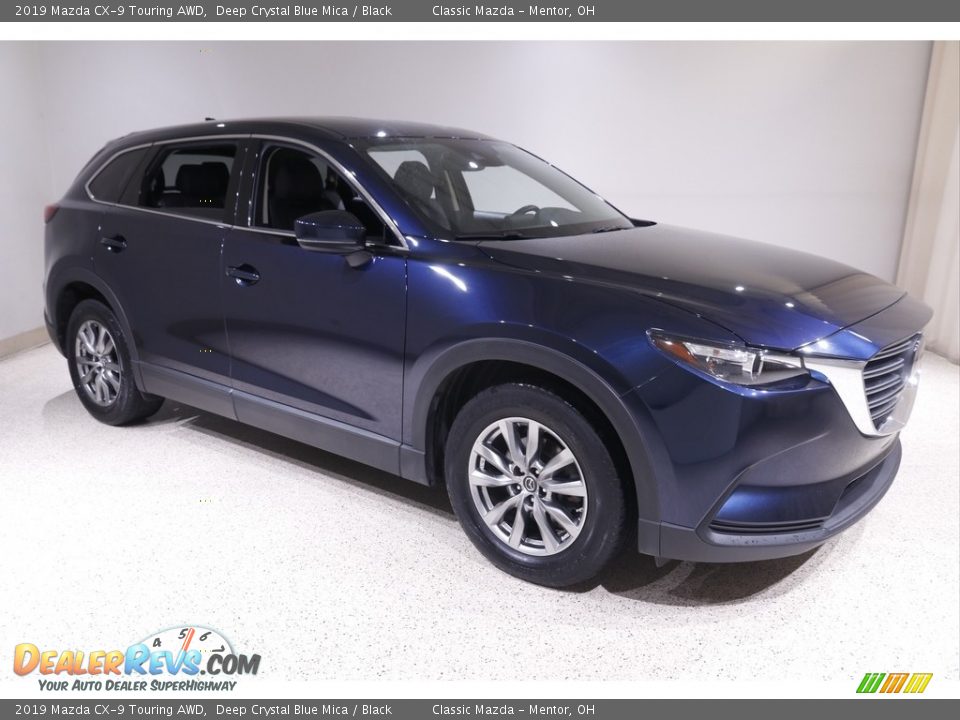 2019 Mazda CX-9 Touring AWD Deep Crystal Blue Mica / Black Photo #1