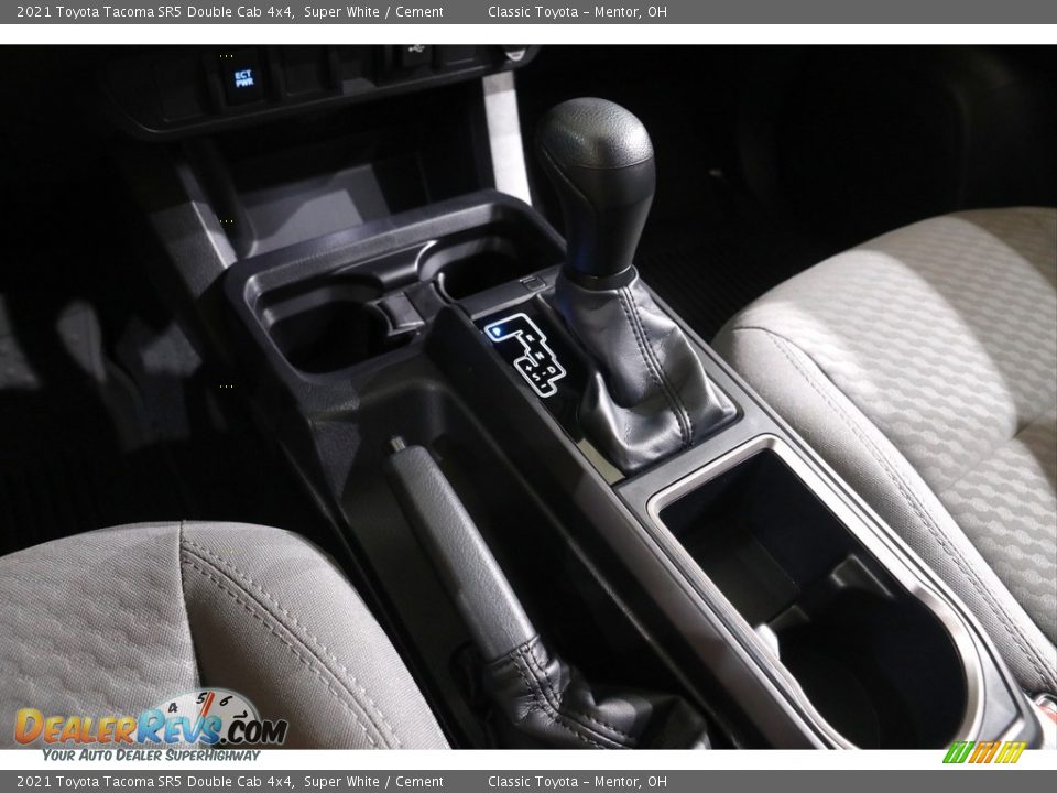 2021 Toyota Tacoma SR5 Double Cab 4x4 Super White / Cement Photo #12