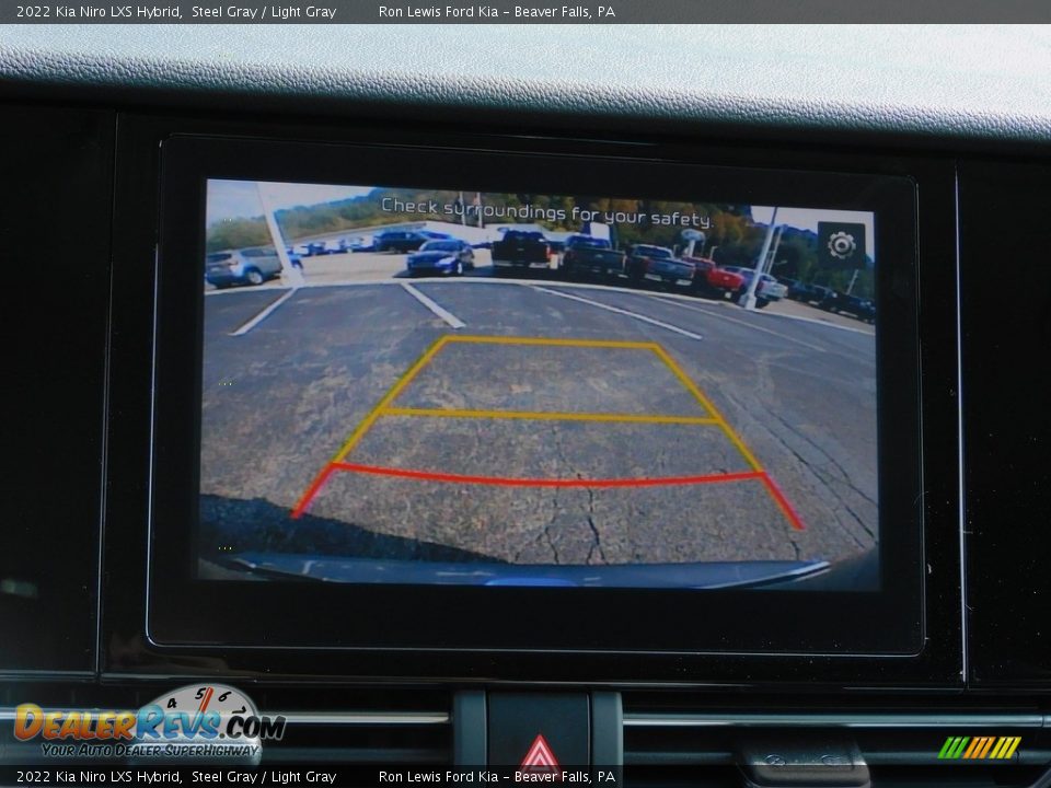 2022 Kia Niro LXS Hybrid Steel Gray / Light Gray Photo #16