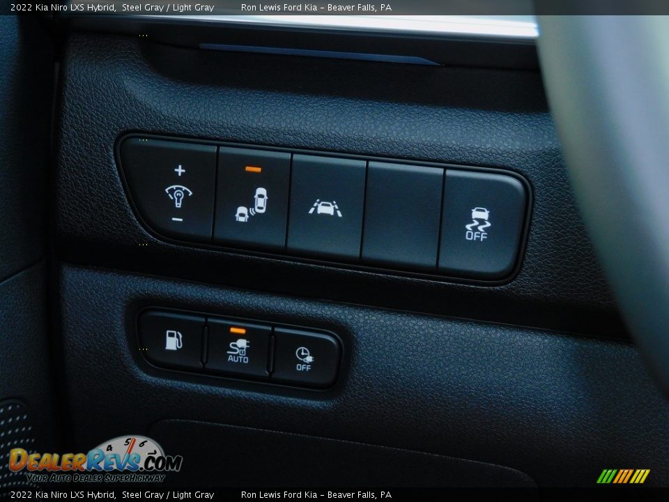 2022 Kia Niro LXS Hybrid Steel Gray / Light Gray Photo #19
