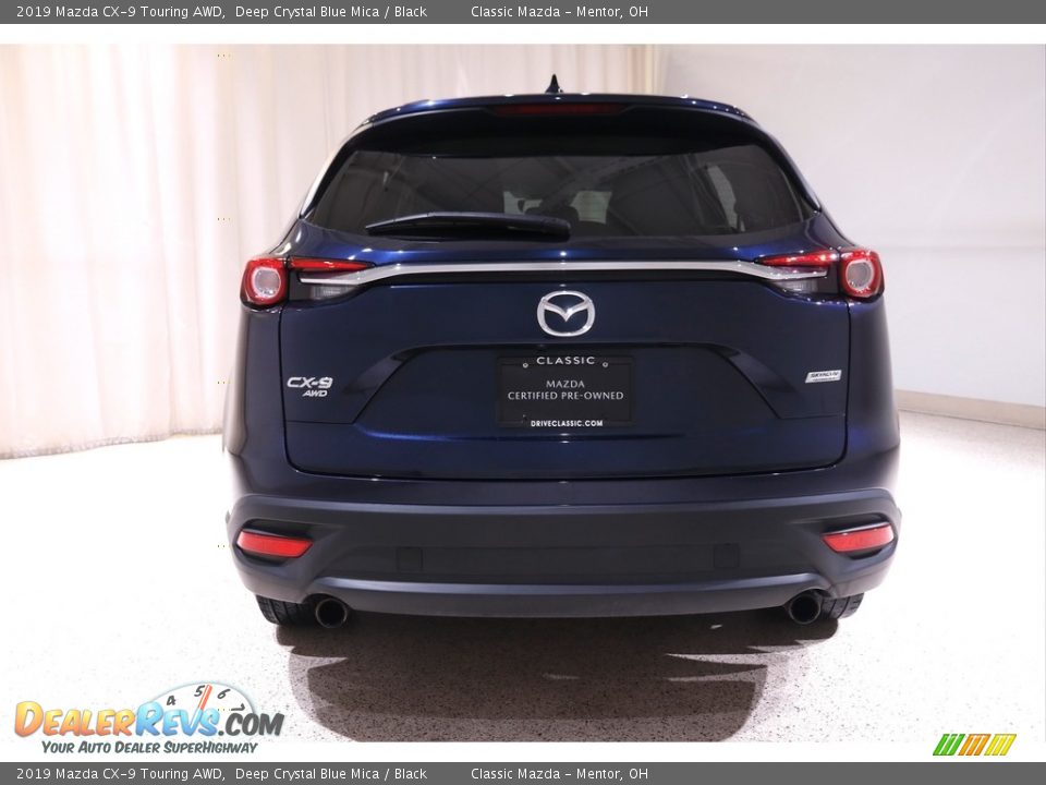 2019 Mazda CX-9 Touring AWD Deep Crystal Blue Mica / Black Photo #18