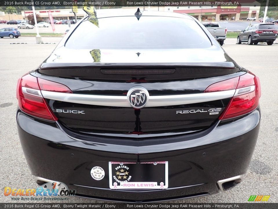 2016 Buick Regal GS Group AWD Ebony Twilight Metallic / Ebony Photo #4