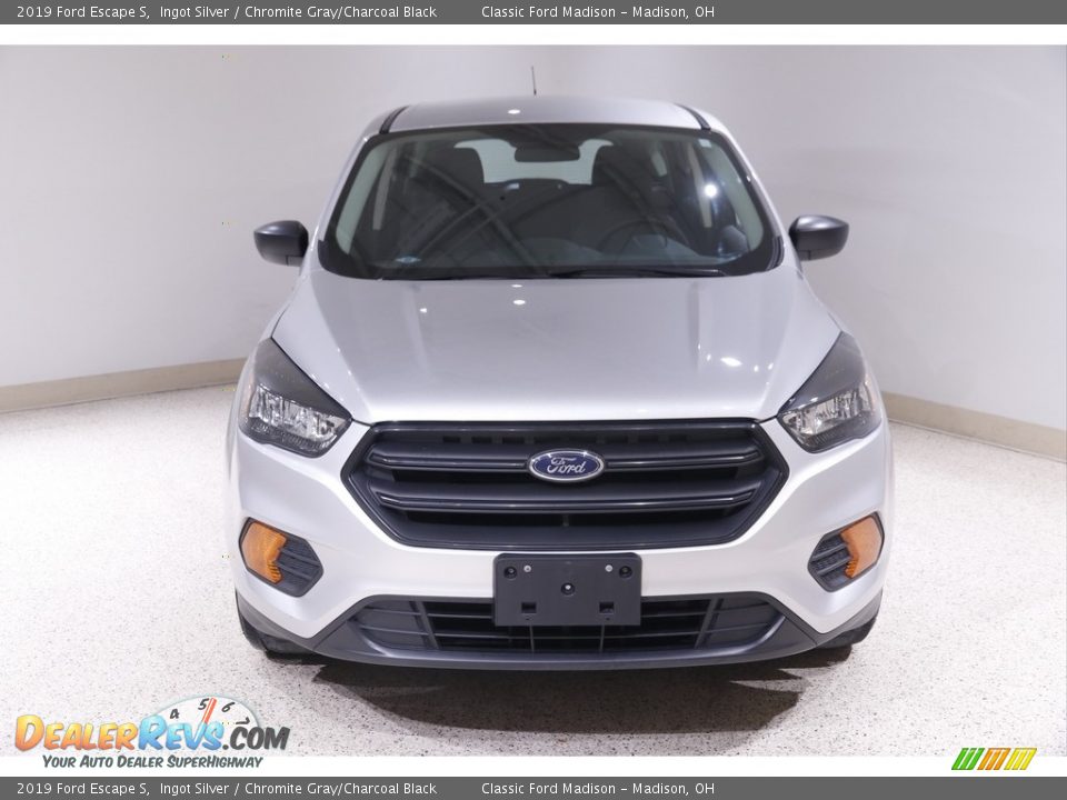 2019 Ford Escape S Ingot Silver / Chromite Gray/Charcoal Black Photo #2