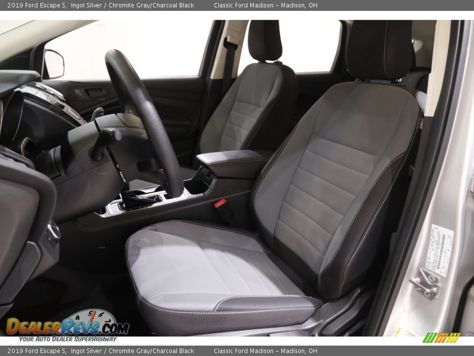 2019 Ford Escape S Ingot Silver / Chromite Gray/Charcoal Black Photo #5