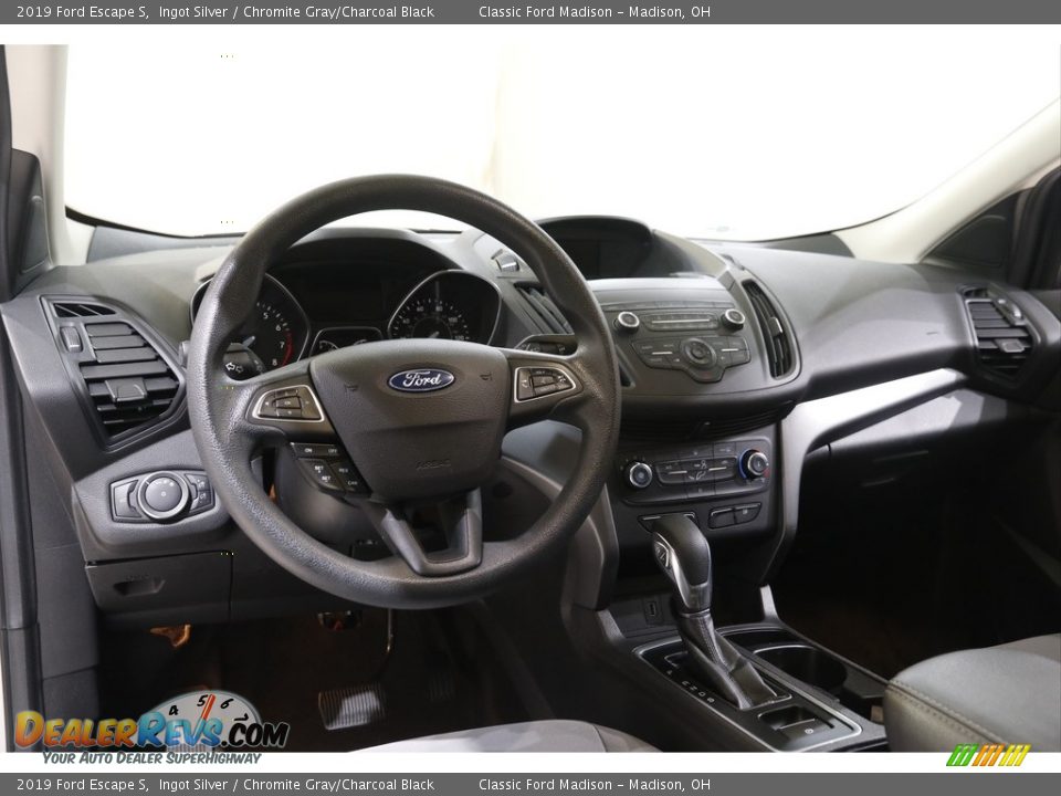 2019 Ford Escape S Ingot Silver / Chromite Gray/Charcoal Black Photo #6