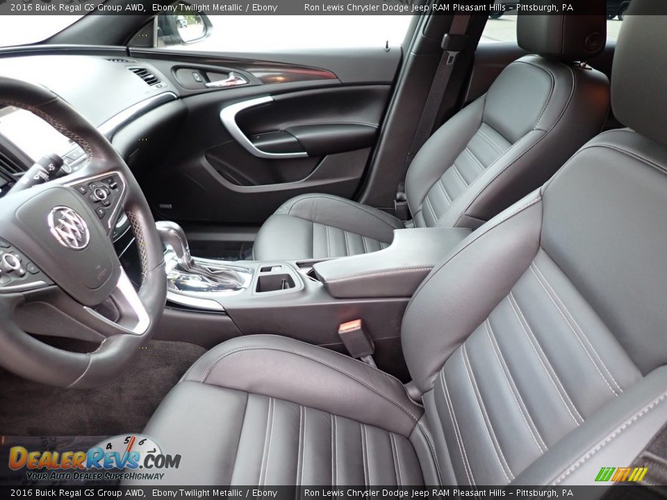 Front Seat of 2016 Buick Regal GS Group AWD Photo #10