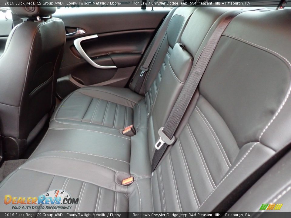 Rear Seat of 2016 Buick Regal GS Group AWD Photo #11