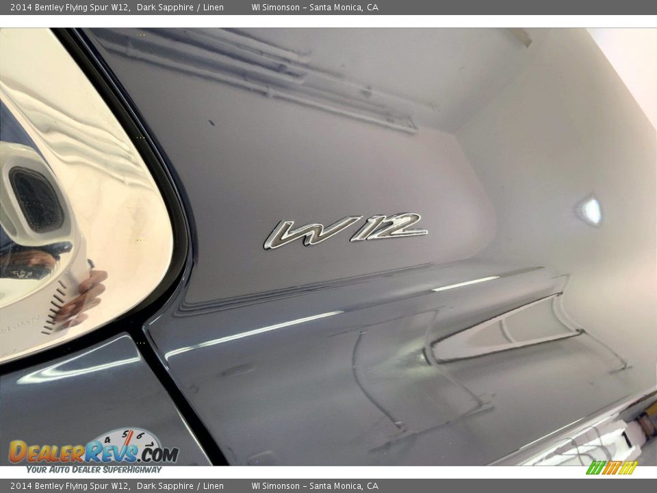 2014 Bentley Flying Spur W12 Dark Sapphire / Linen Photo #7