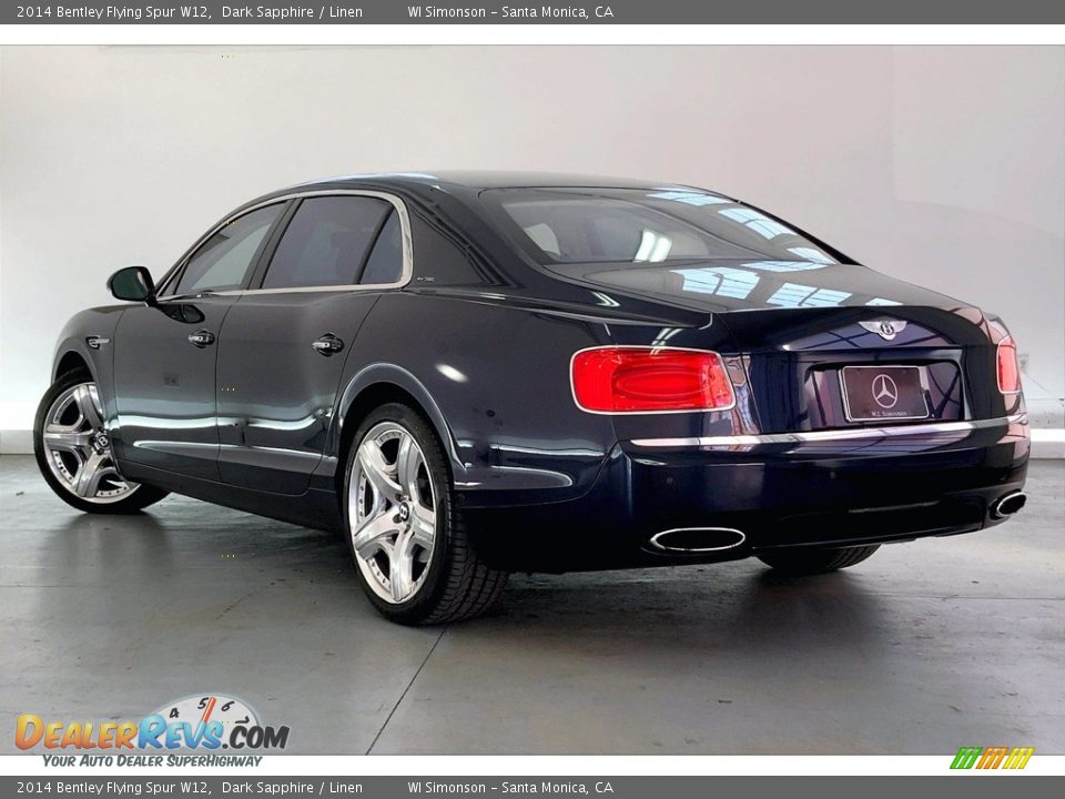 2014 Bentley Flying Spur W12 Dark Sapphire / Linen Photo #10