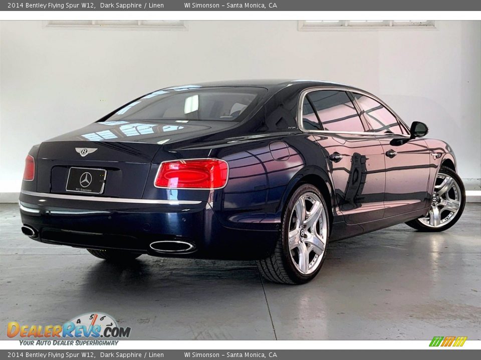 2014 Bentley Flying Spur W12 Dark Sapphire / Linen Photo #13