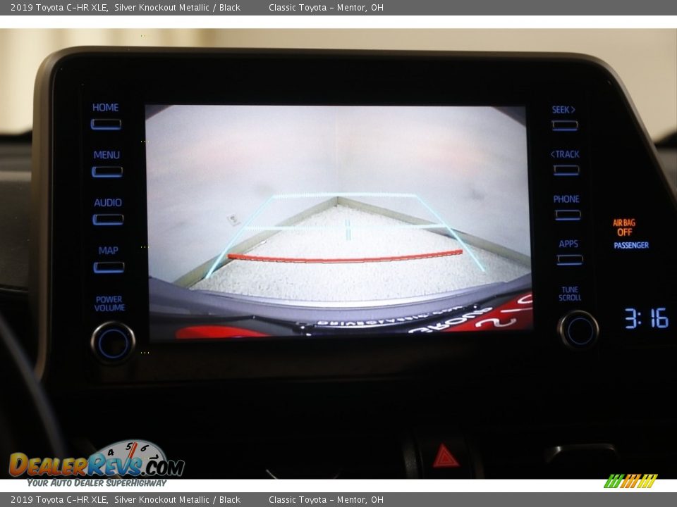 2019 Toyota C-HR XLE Silver Knockout Metallic / Black Photo #11