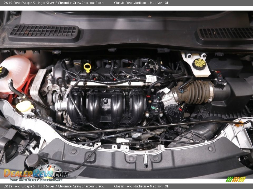 2019 Ford Escape S Ingot Silver / Chromite Gray/Charcoal Black Photo #18