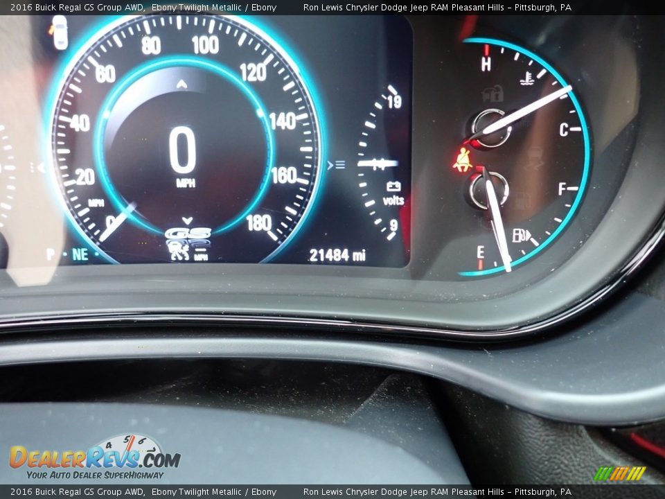 2016 Buick Regal GS Group AWD Gauges Photo #20