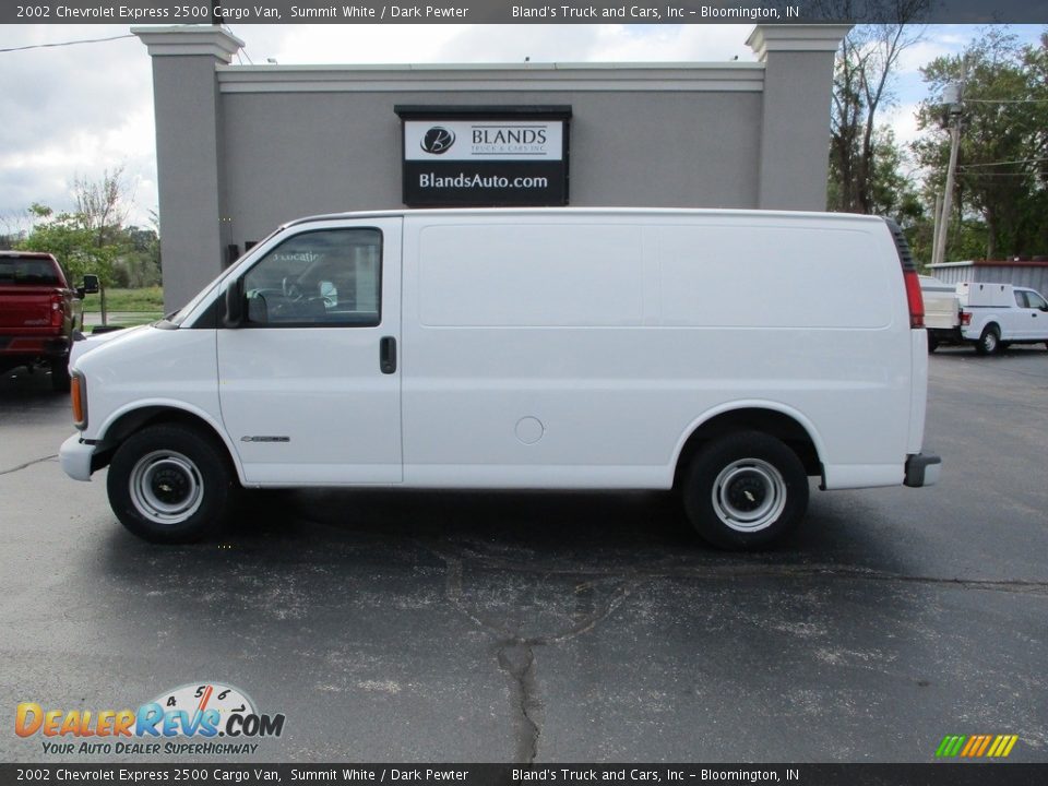 2002 Chevrolet Express 2500 Cargo Van Summit White / Dark Pewter Photo #1