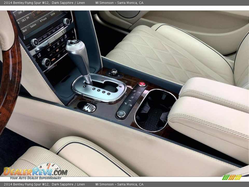 2014 Bentley Flying Spur W12 Dark Sapphire / Linen Photo #17