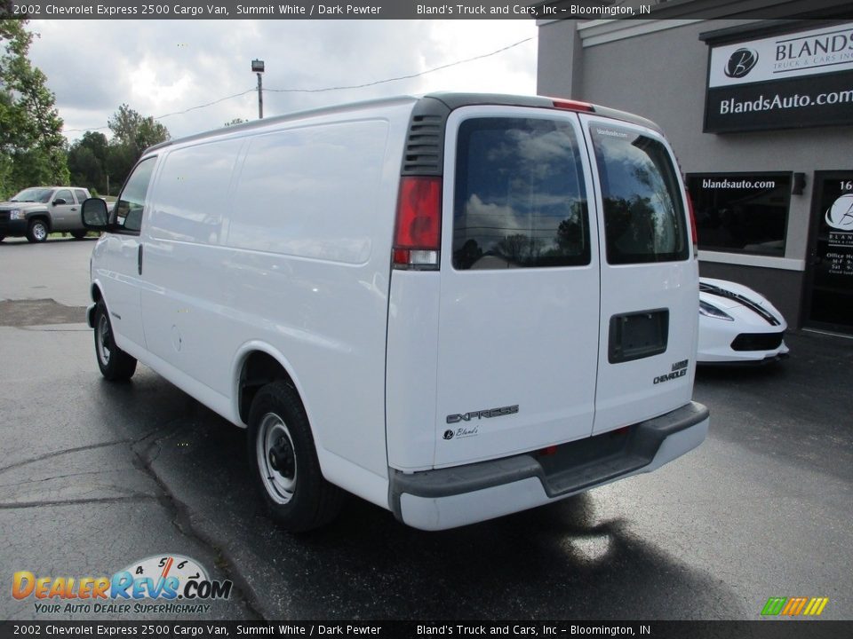 2002 Chevrolet Express 2500 Cargo Van Summit White / Dark Pewter Photo #3