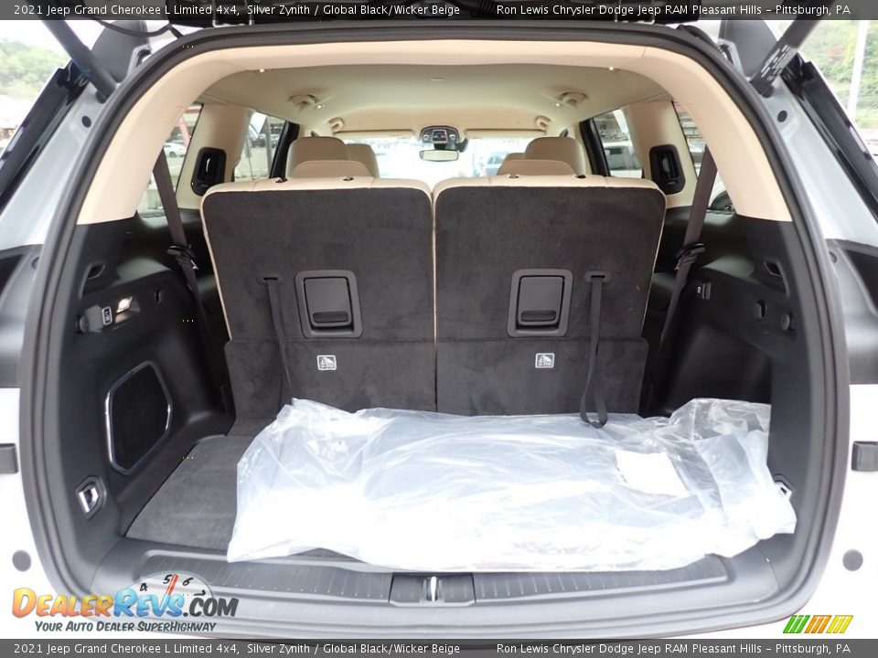 2021 Jeep Grand Cherokee L Limited 4x4 Silver Zynith / Global Black/Wicker Beige Photo #5