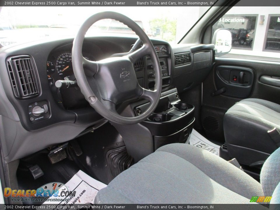 Front Seat of 2002 Chevrolet Express 2500 Cargo Van Photo #6