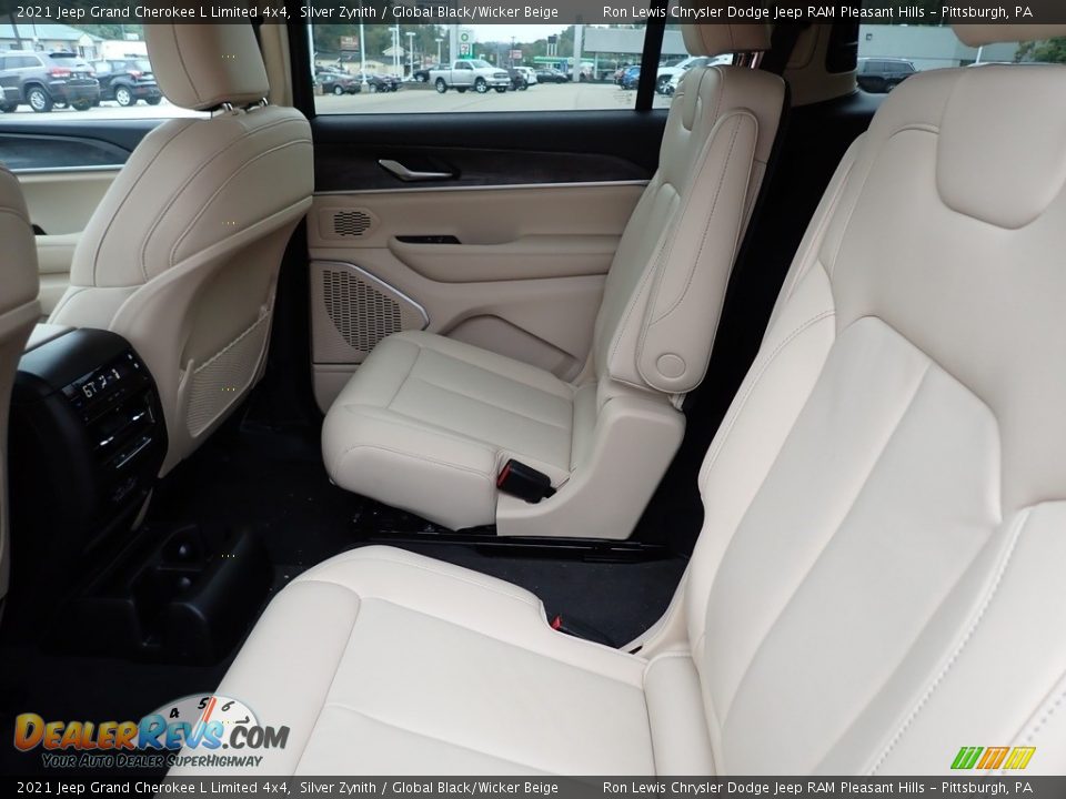 Rear Seat of 2021 Jeep Grand Cherokee L Limited 4x4 Photo #12