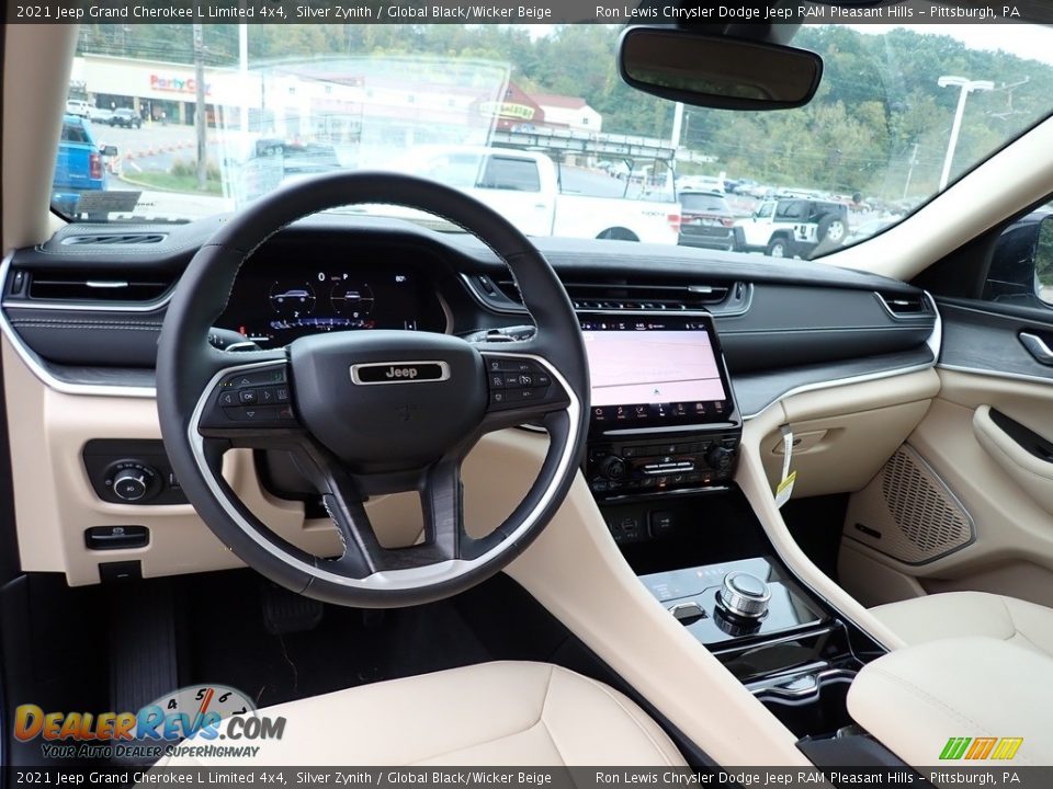 Dashboard of 2021 Jeep Grand Cherokee L Limited 4x4 Photo #13