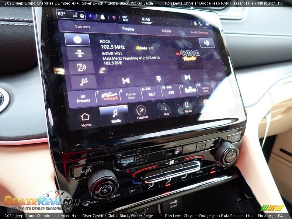 2021 Jeep Grand Cherokee L Limited 4x4 Silver Zynith / Global Black/Wicker Beige Photo #20