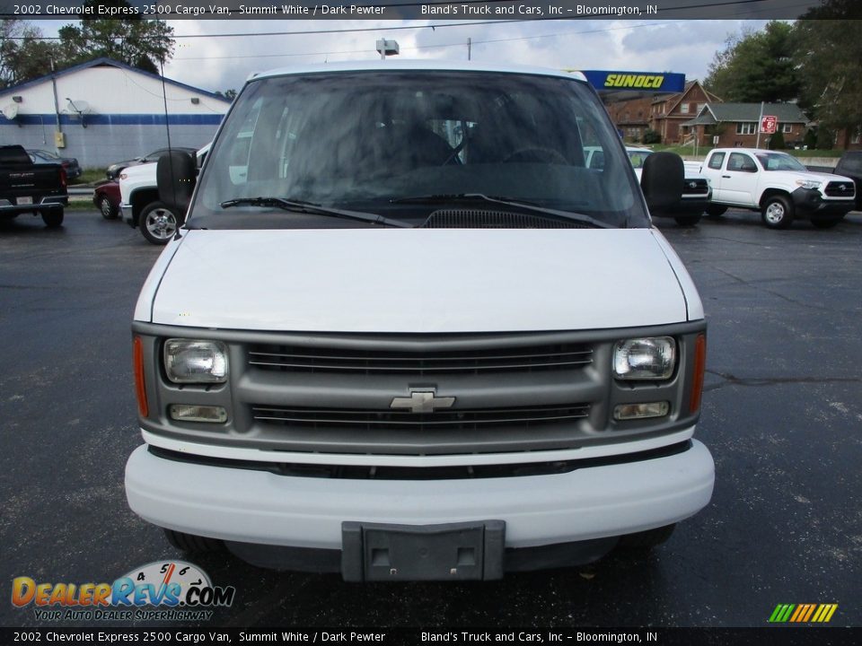 2002 Chevrolet Express 2500 Cargo Van Summit White / Dark Pewter Photo #19