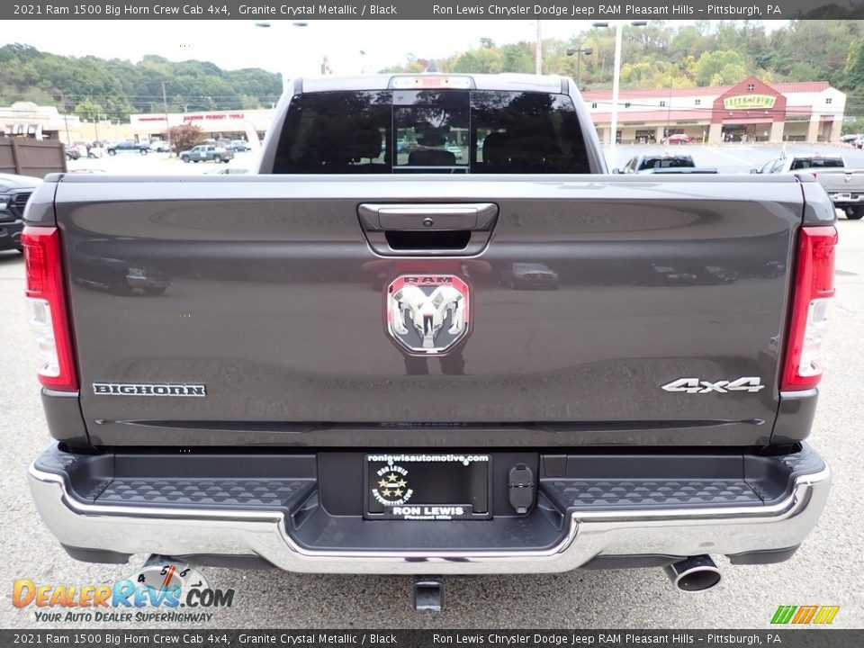 2021 Ram 1500 Big Horn Crew Cab 4x4 Granite Crystal Metallic / Black Photo #4