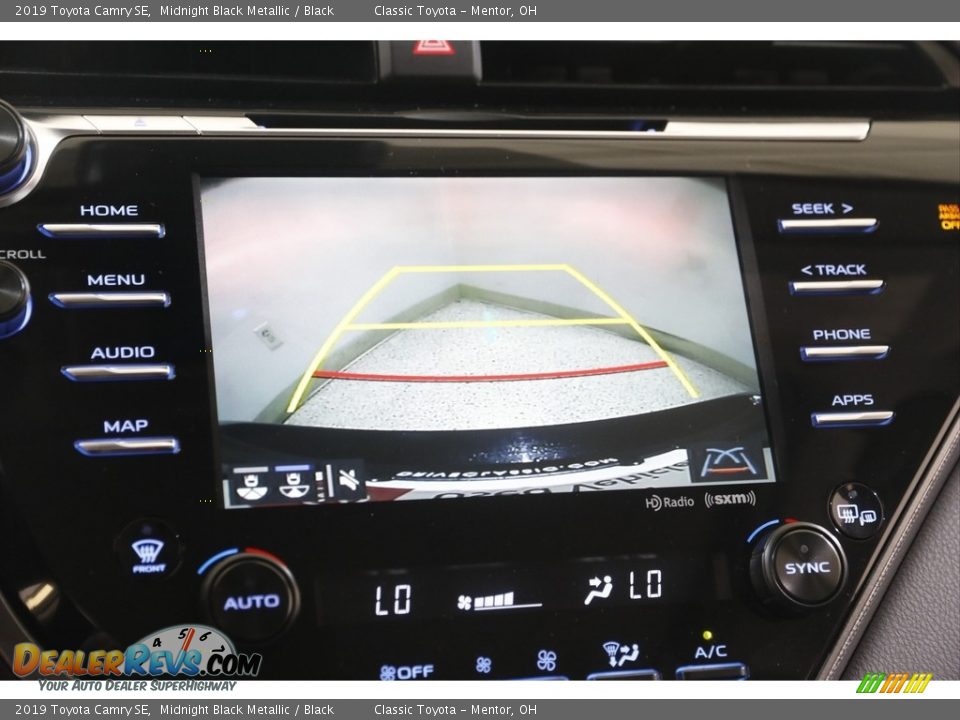 2019 Toyota Camry SE Midnight Black Metallic / Black Photo #11