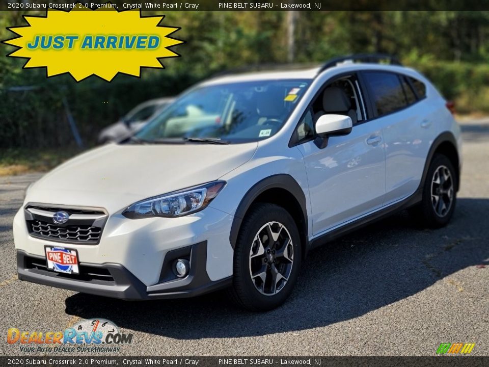 2020 Subaru Crosstrek 2.0 Premium Crystal White Pearl / Gray Photo #1