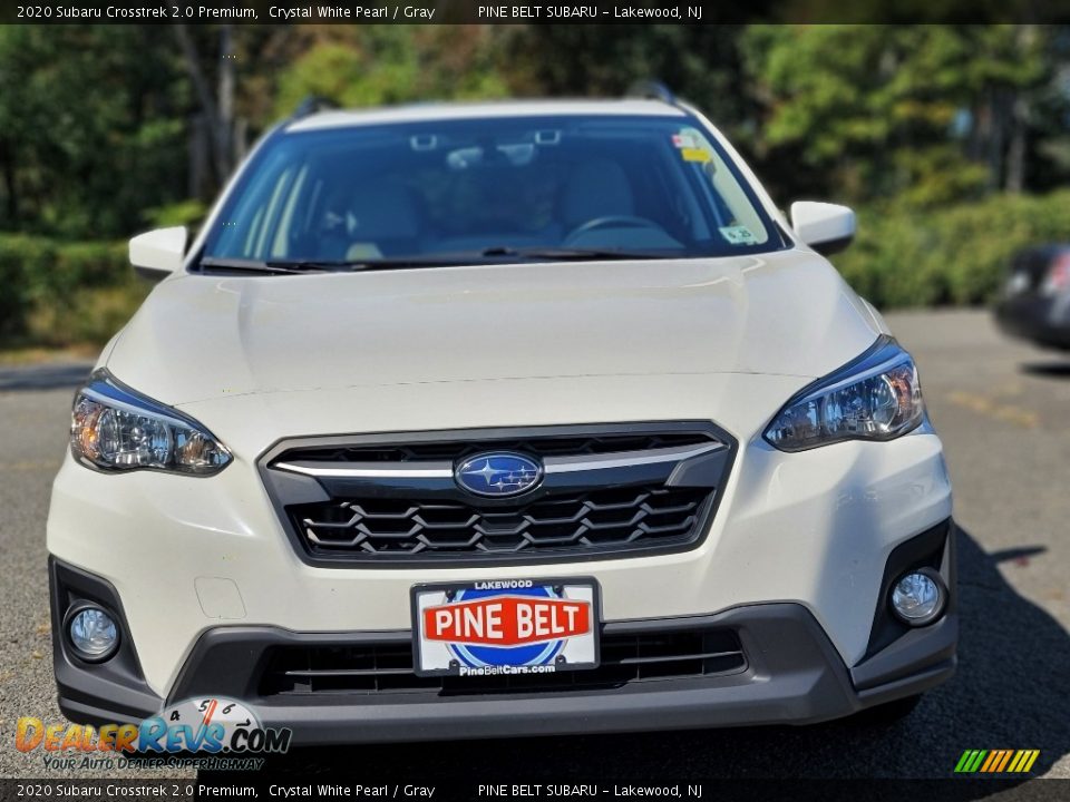 2020 Subaru Crosstrek 2.0 Premium Crystal White Pearl / Gray Photo #2