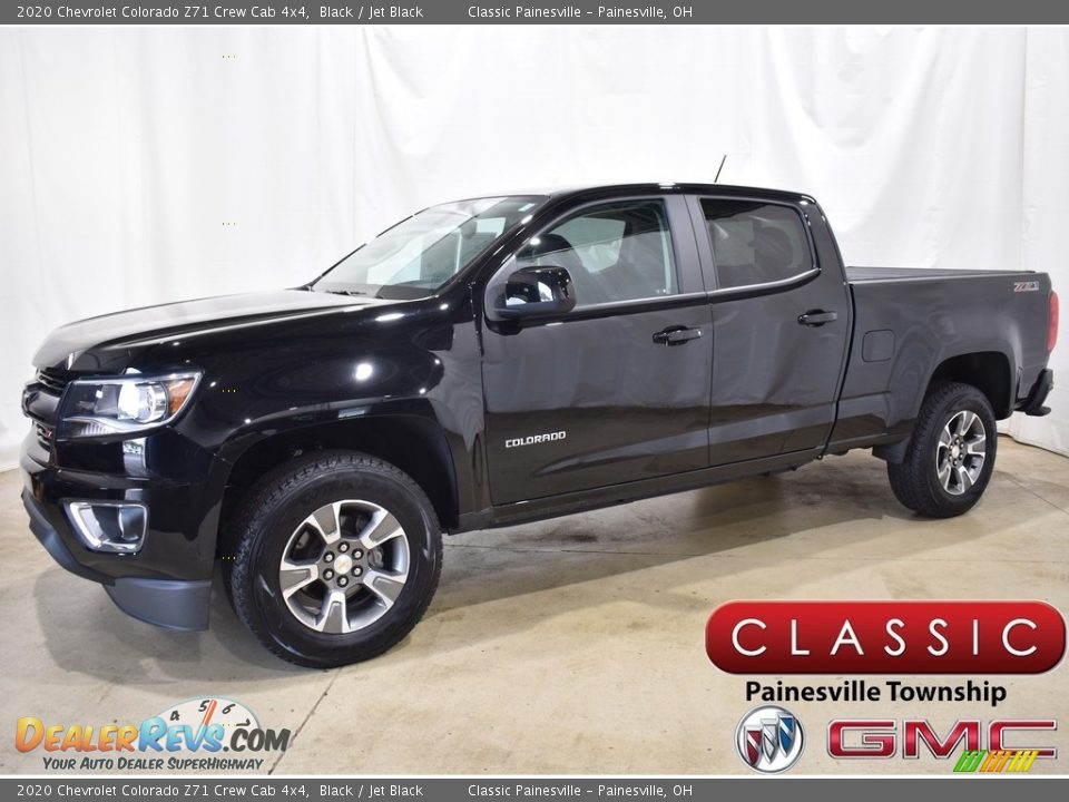 2020 Chevrolet Colorado Z71 Crew Cab 4x4 Black / Jet Black Photo #1