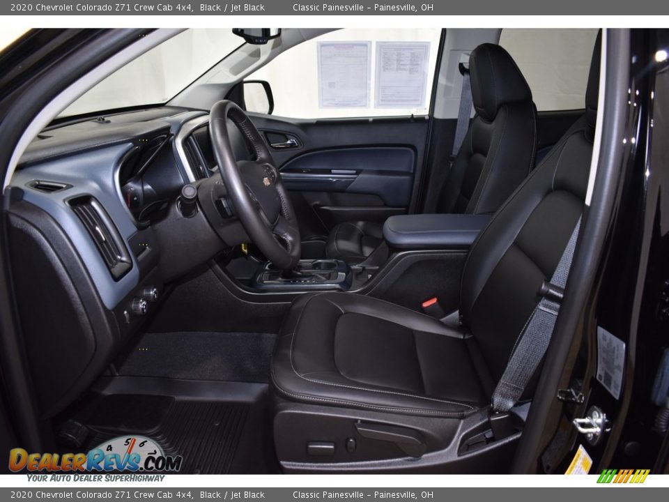 2020 Chevrolet Colorado Z71 Crew Cab 4x4 Black / Jet Black Photo #7