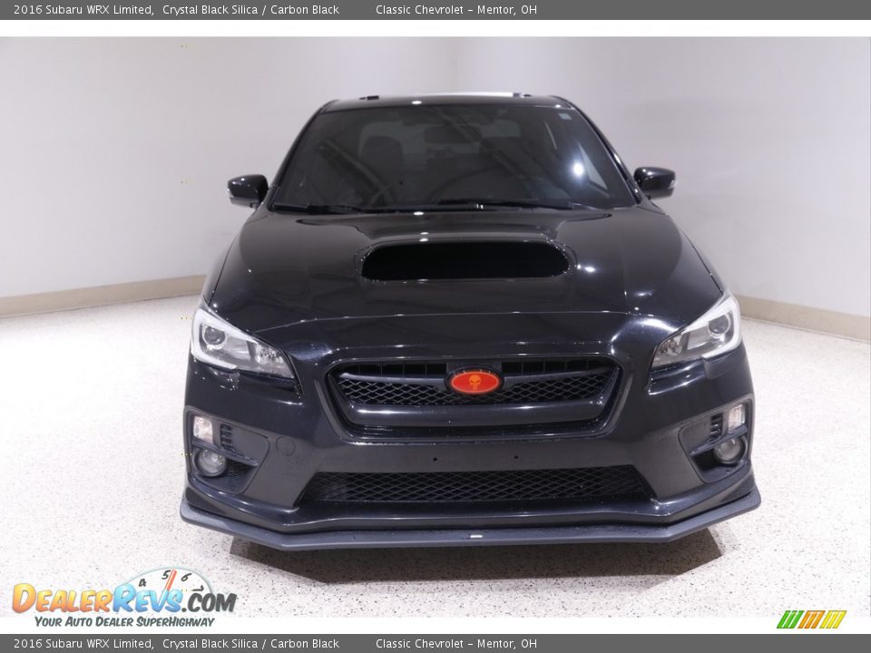 2016 Subaru WRX Limited Crystal Black Silica / Carbon Black Photo #2