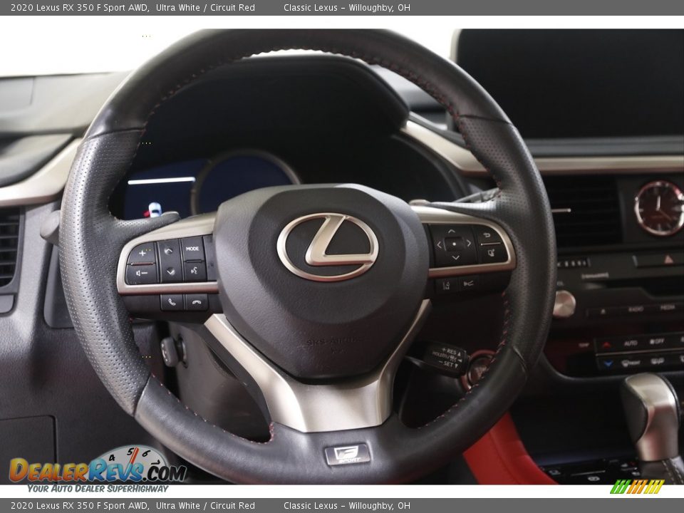 2020 Lexus RX 350 F Sport AWD Steering Wheel Photo #7