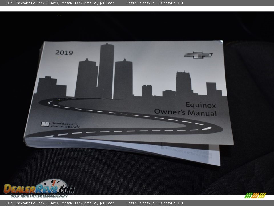 2019 Chevrolet Equinox LT AWD Mosaic Black Metallic / Jet Black Photo #16
