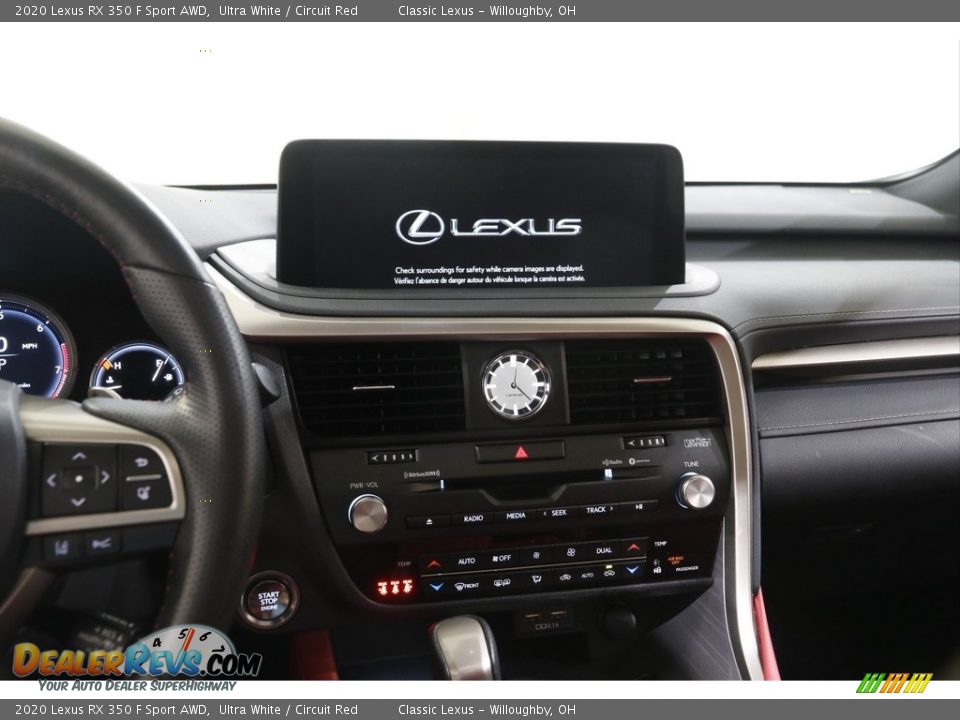 Controls of 2020 Lexus RX 350 F Sport AWD Photo #9