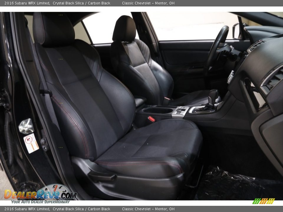 Front Seat of 2016 Subaru WRX Limited Photo #19