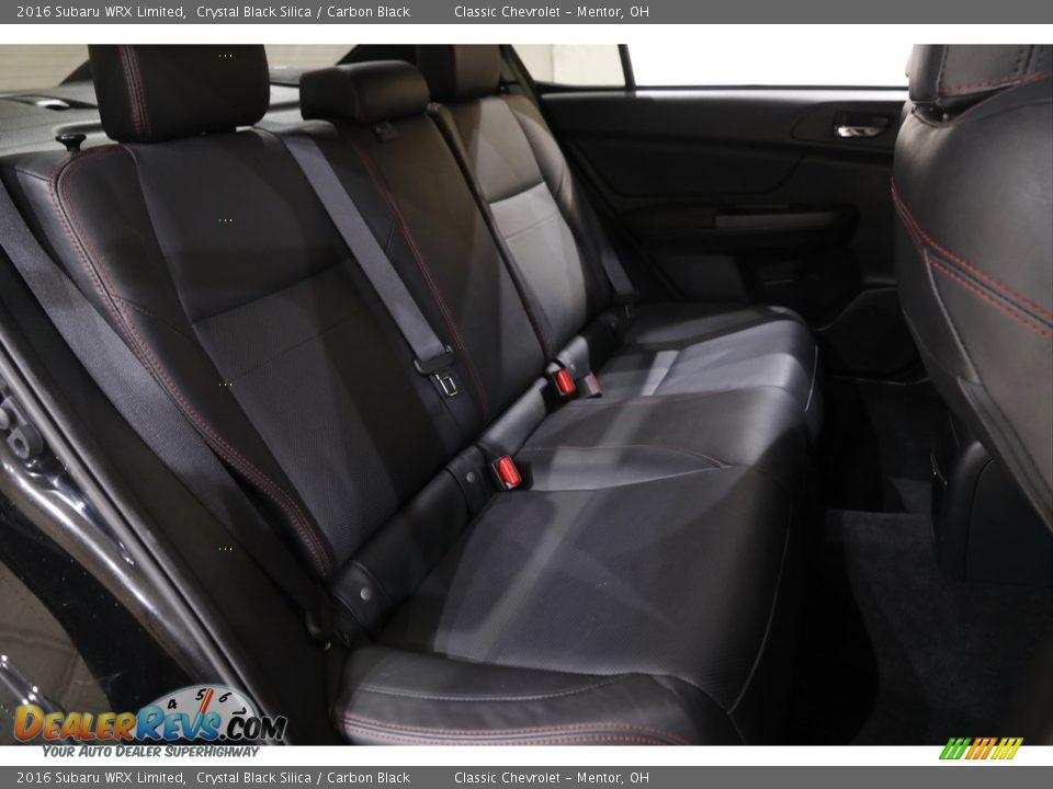 Rear Seat of 2016 Subaru WRX Limited Photo #20