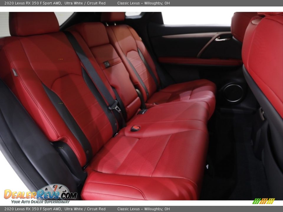 Rear Seat of 2020 Lexus RX 350 F Sport AWD Photo #18
