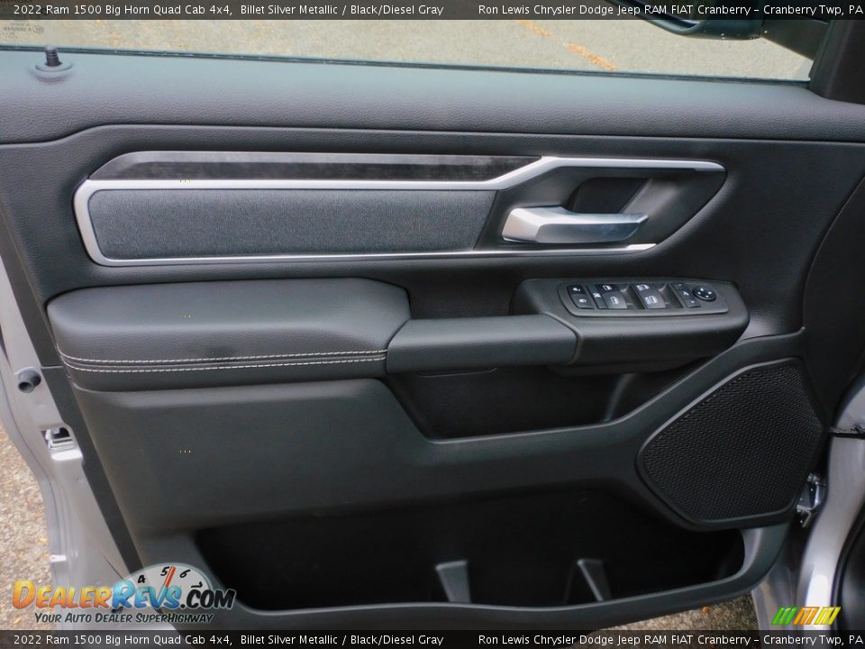 Door Panel of 2022 Ram 1500 Big Horn Quad Cab 4x4 Photo #14
