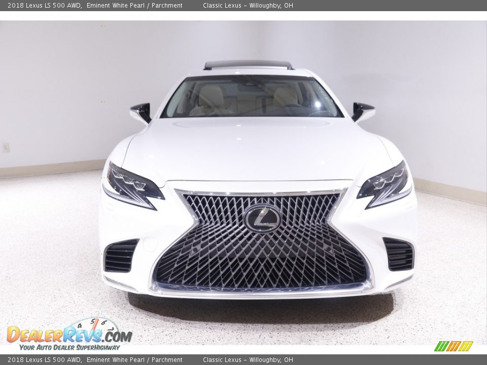 2018 Lexus LS 500 AWD Eminent White Pearl / Parchment Photo #2